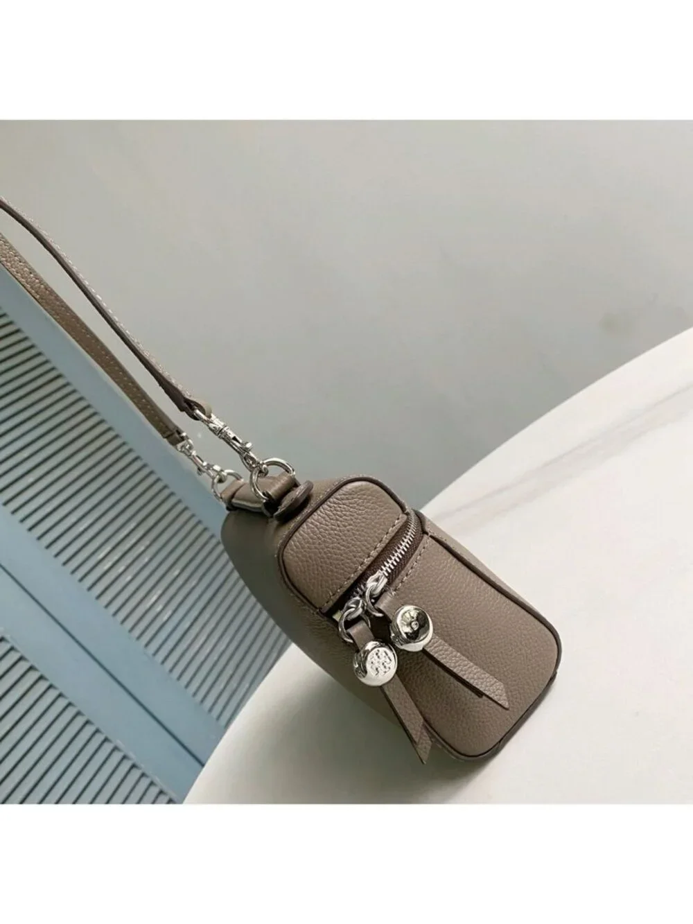 Tory Burch Romy Slim Mini Bag Wild Mushroom OS